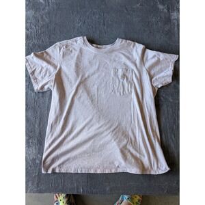 Carhartt Mens 3X Loose Fit Pocket T-Shirt Heather Tan Short Sleeve Crew Neck Tee